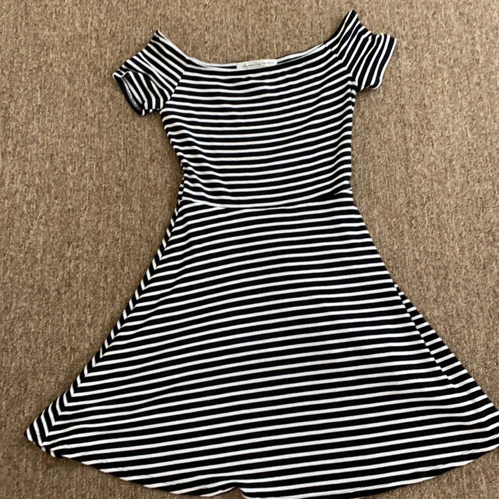 American Rag black white striped dress